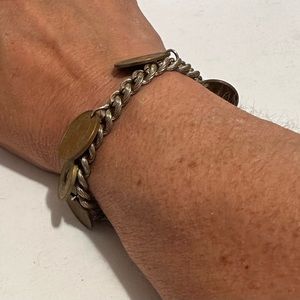 Vintage coin bracelet
